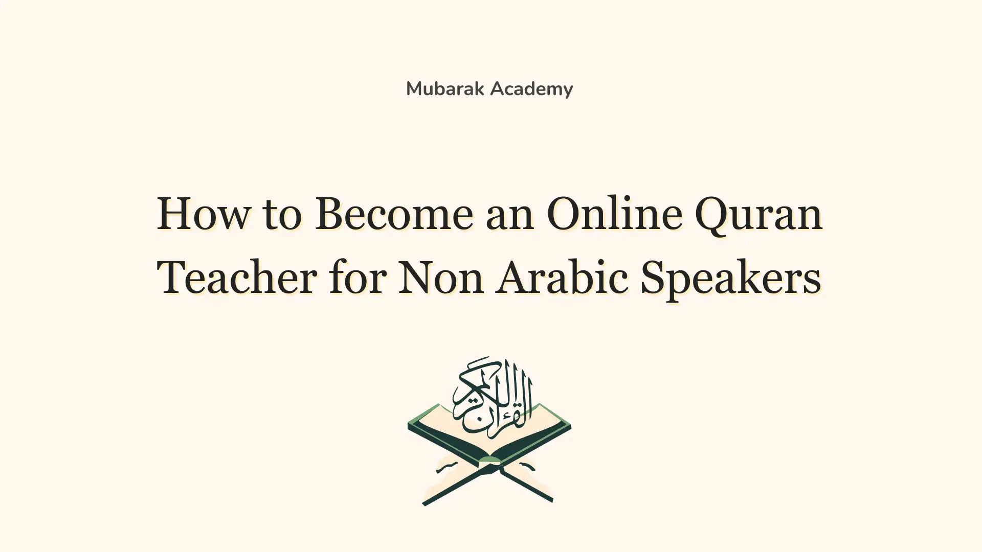 How to Teach Quran to Non Arabic Speakers How to Teach Quran to Non Arabic Speakers