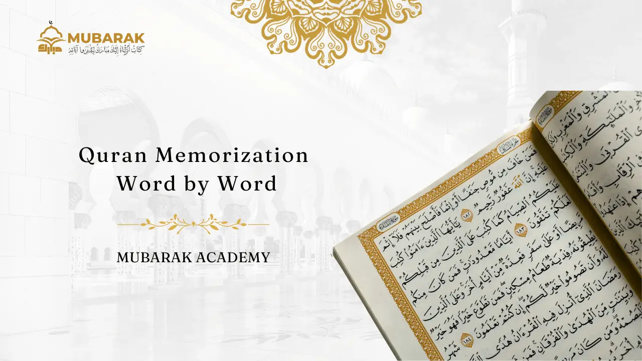 Quran Memorization Word by Word
