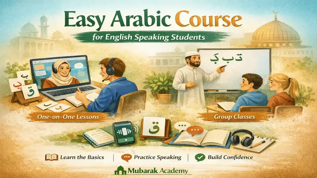easy Arabic course for English speaking students
