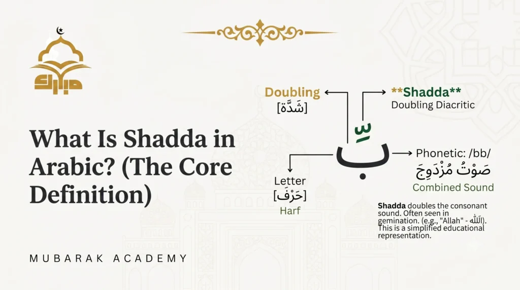 What Is Shadda in Arabic (The Core Definition)