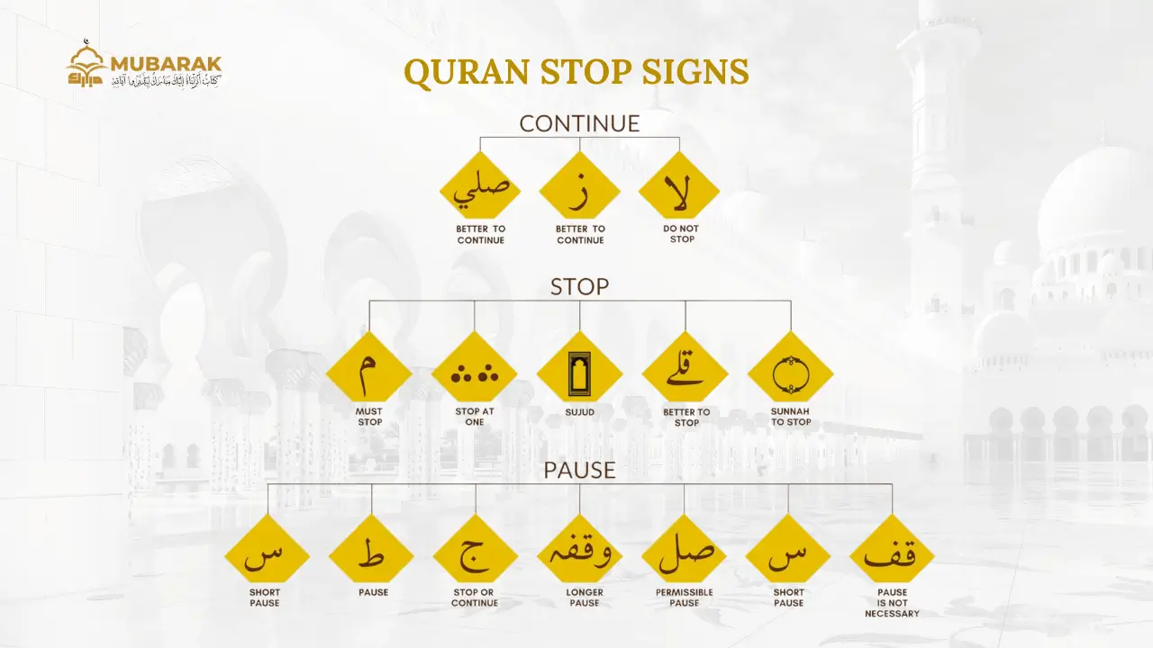 Quran Stop Signs with Examples Quran Stop Signs with Examples
