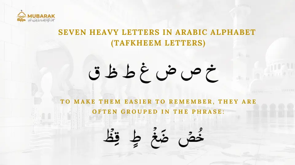 Tafkheem and Tarqeeq