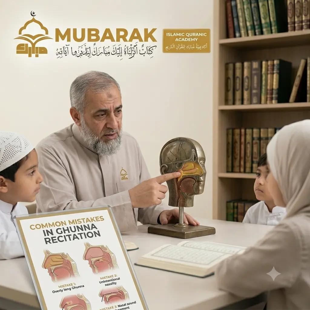 Common Mistakes in Ghunna Recitation