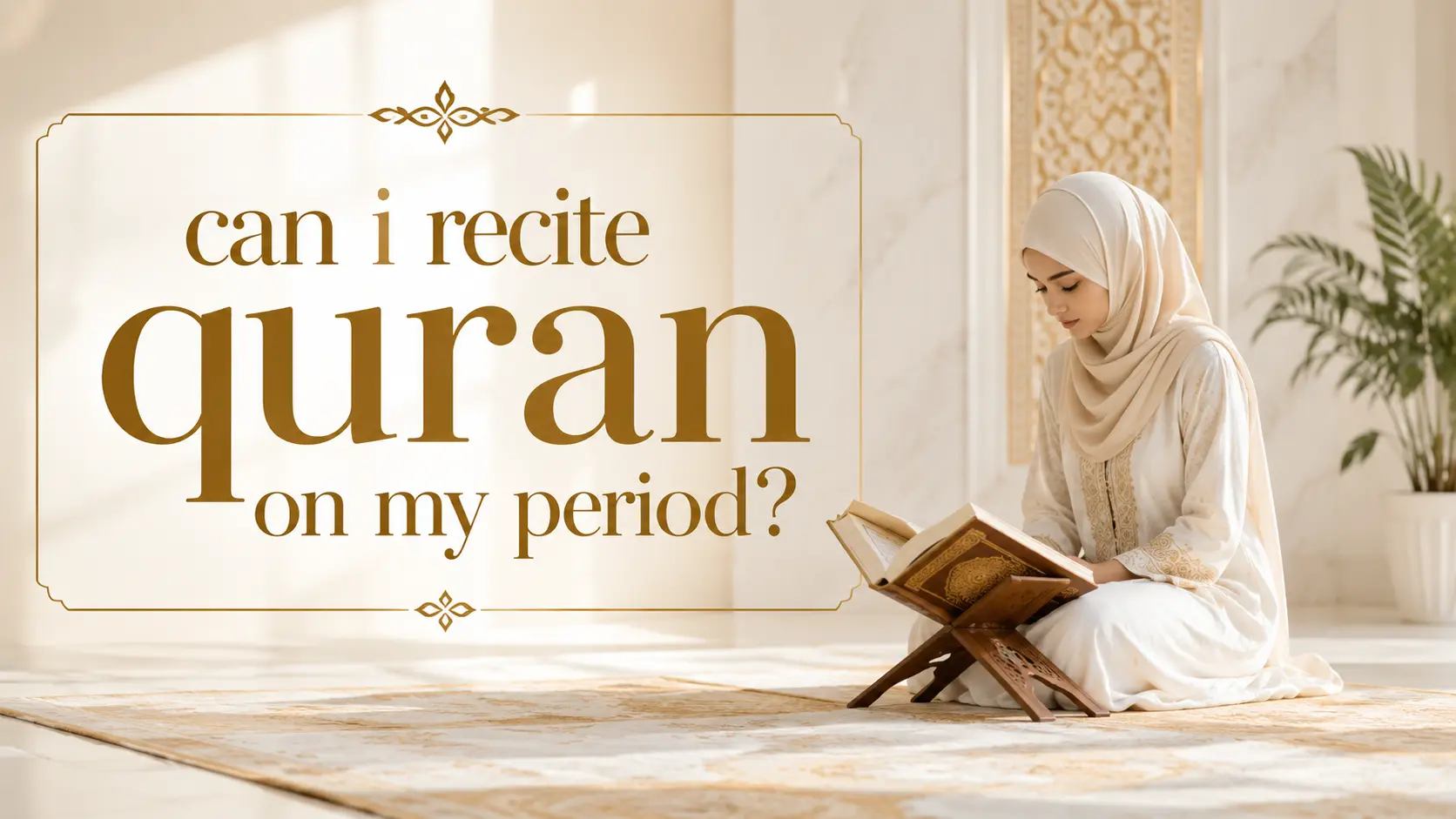 can i recite quran on my period