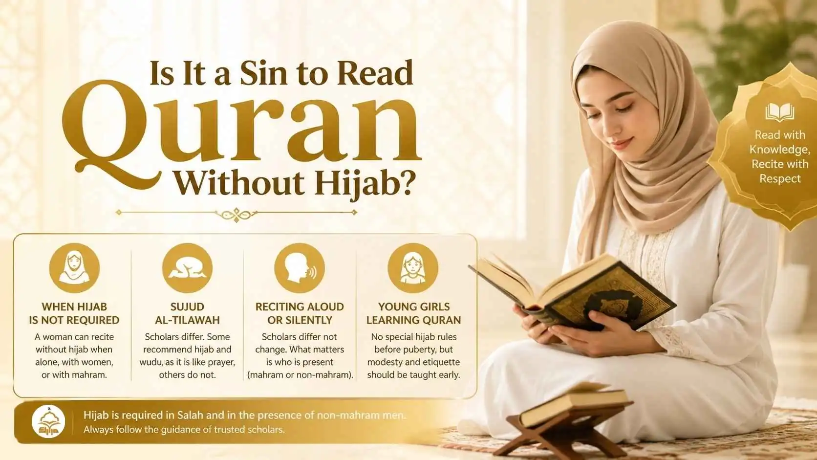 can you read quran without hijab