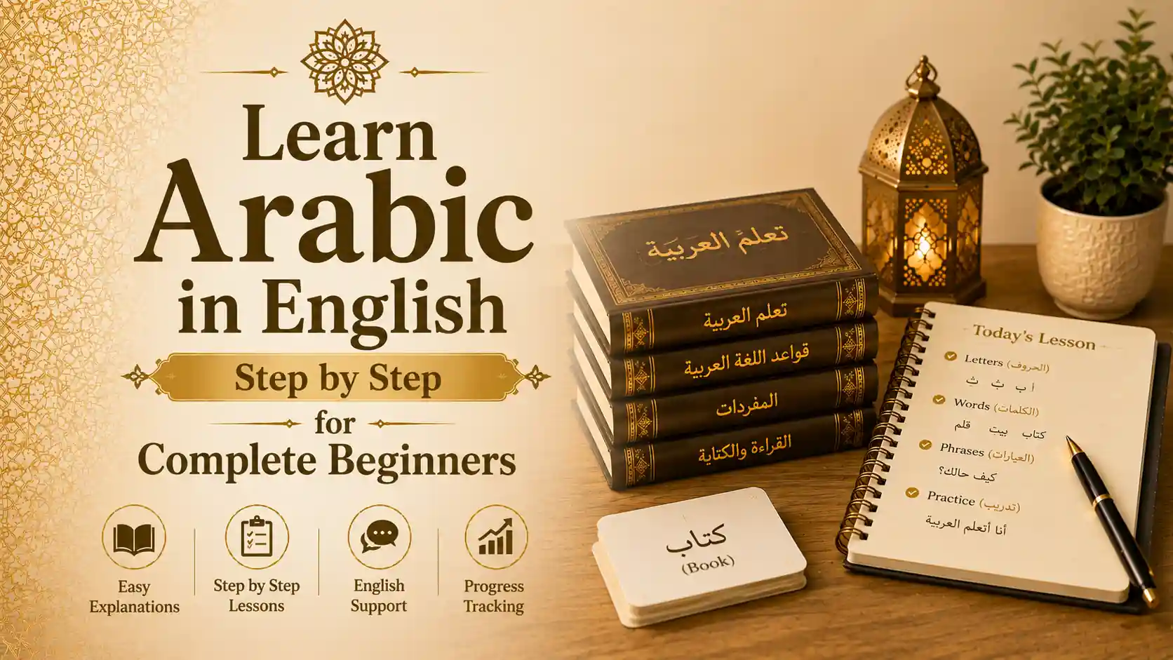 learn arabic in english step by step