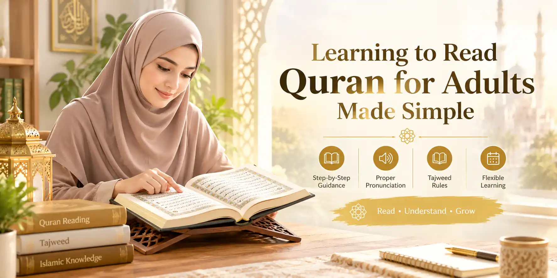 Learning to read quran for adults made simple