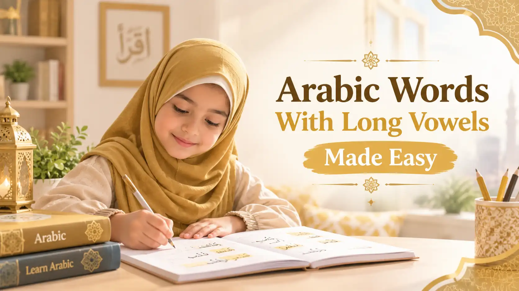arabic words with long vowels